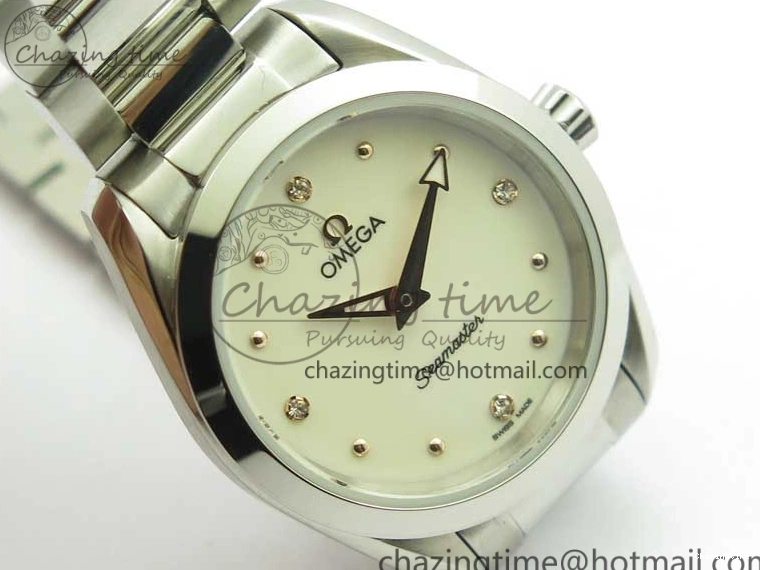 0302 Aqua Terra Seamaster ZF 1:1 Best Edition White Dial on SS Bracelet Gen Lightweight 7903